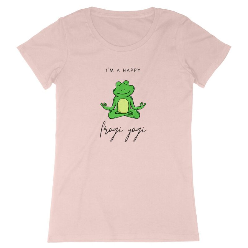 Bio Yoga-Shirt für humorvolle Yoga-Fans - Frogi Yogi