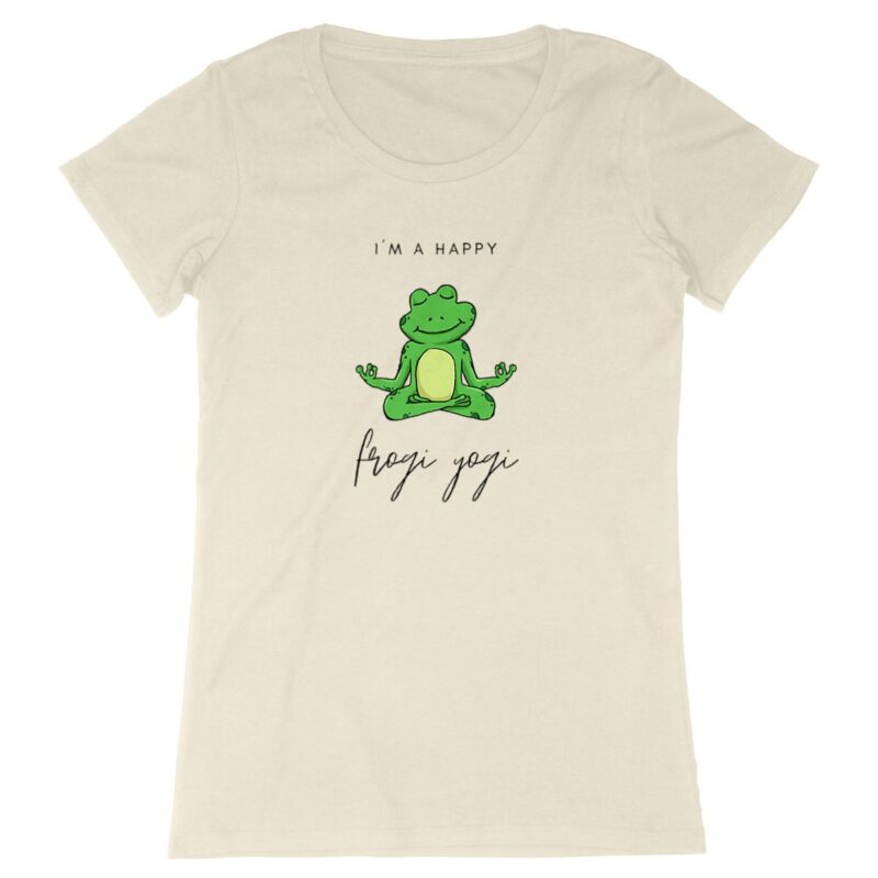 Bio Yoga-Shirt für humorvolle Yoga-Fans - Frogi Yogi