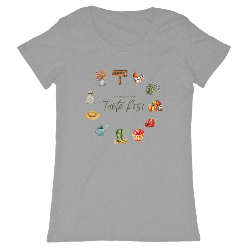 Gartenzauber: Personalisierbares T-Shirt für Naturliebhaberinnen und passionierte Gärtneri