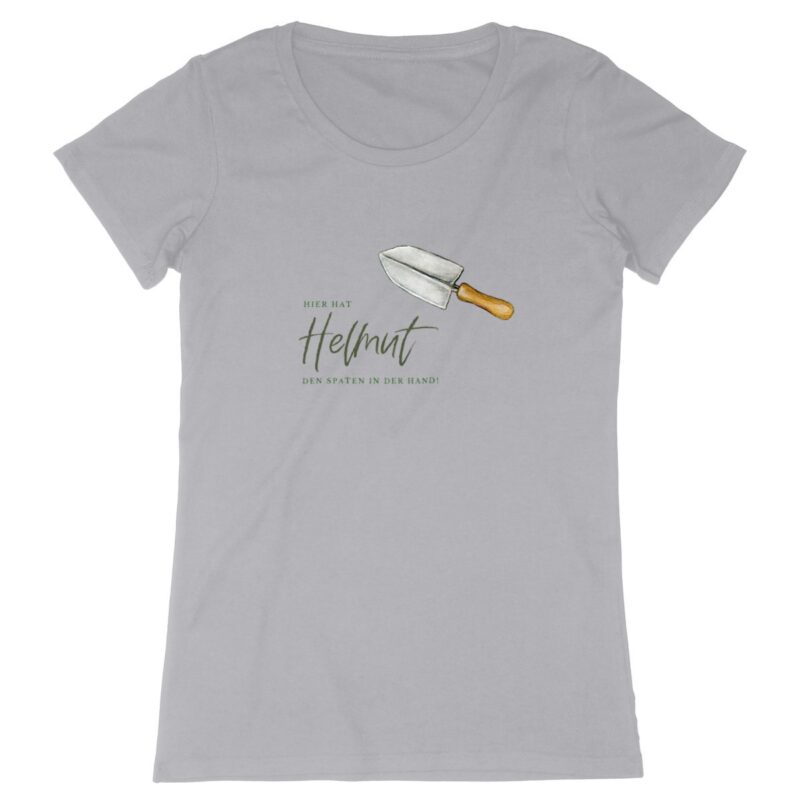 Organic Shirt für Gartenfreunde - personalisierbar mit Namen Geschenk für Oma oder Opa