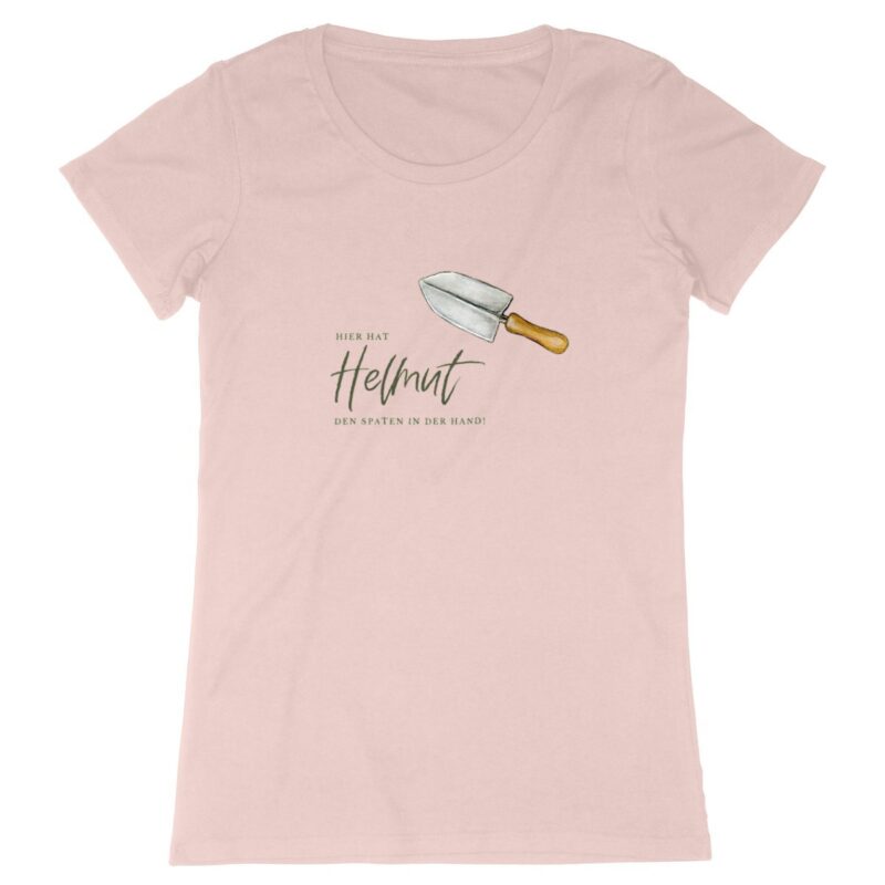 Organic Shirt für Gartenfreunde - personalisierbar mit Namen Geschenk für Oma oder Opa