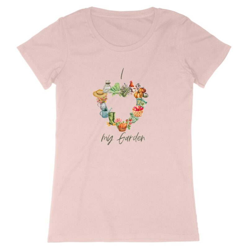 I Love my Garden: Nachhaltiges Bio Garten-T-Shirt für Gärtnerinnen und Plantmoms