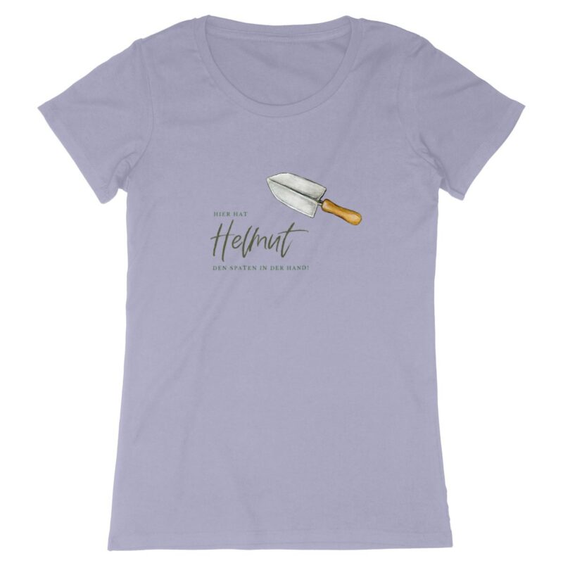 Organic Shirt für Gartenfreunde - personalisierbar mit Namen Geschenk für Oma oder Opa