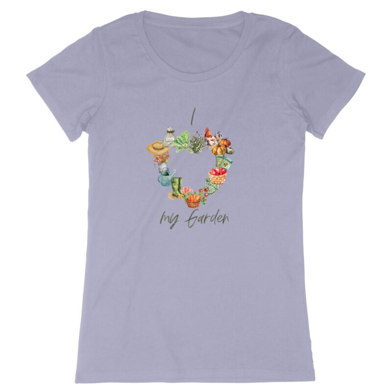 I Love my Garden: Nachhaltiges Bio Garten-T-Shirt für Gärtnerinnen und Plantmoms