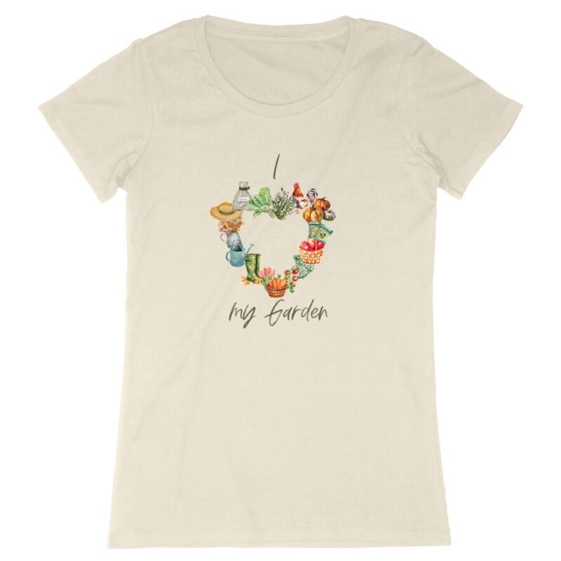 I Love my Garden: Nachhaltiges Bio Garten-T-Shirt für Gärtnerinnen und Plantmoms