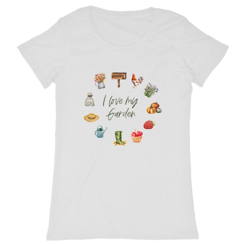 I Love my Garden: Nachhaltiges Garten-T-Shirt für leidenschaftliche Gärtnerinnen