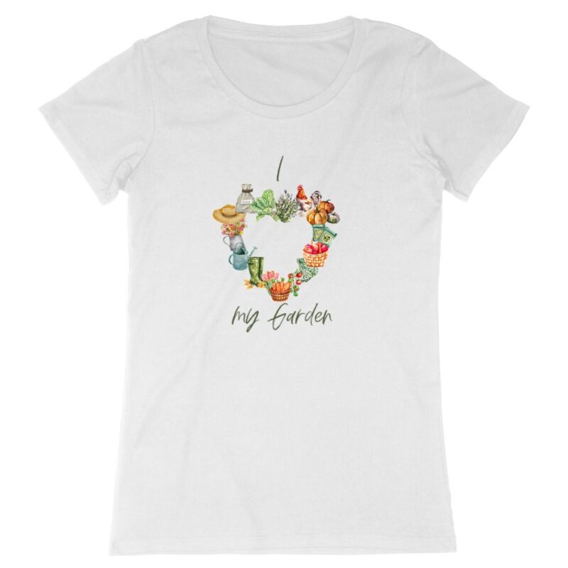 I Love my Garden: Nachhaltiges Bio Garten-T-Shirt für Gärtnerinnen und Plantmoms