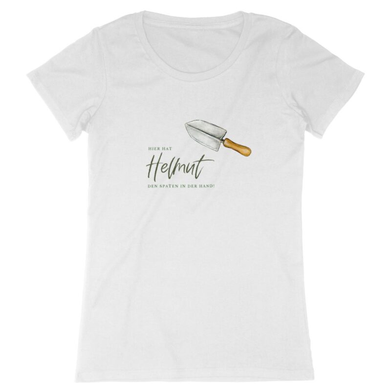 Organic Shirt für Gartenfreunde - personalisierbar mit Namen Geschenk für Oma oder Opa