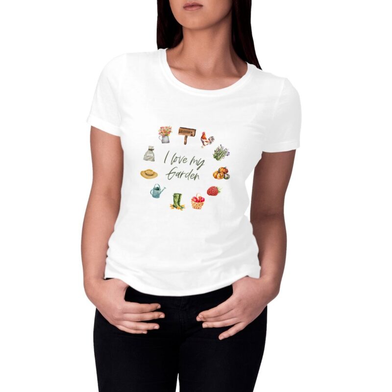 I Love my Garden: Nachhaltiges Garten-T-Shirt für leidenschaftliche Gärtnerinnen